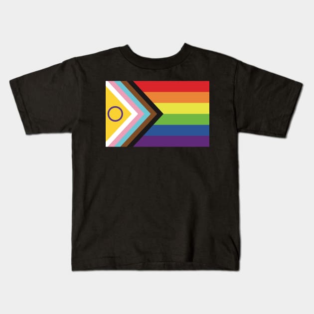 Pride Progress Kids T-Shirt by BiteYourGranny